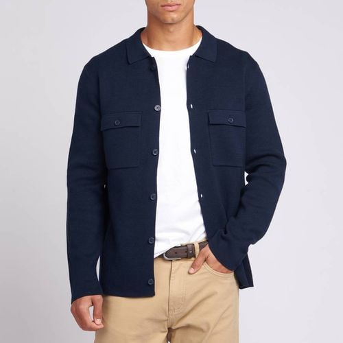 Navy Knit Cotton Shacket - U.S. Polo Assn. - Modalova