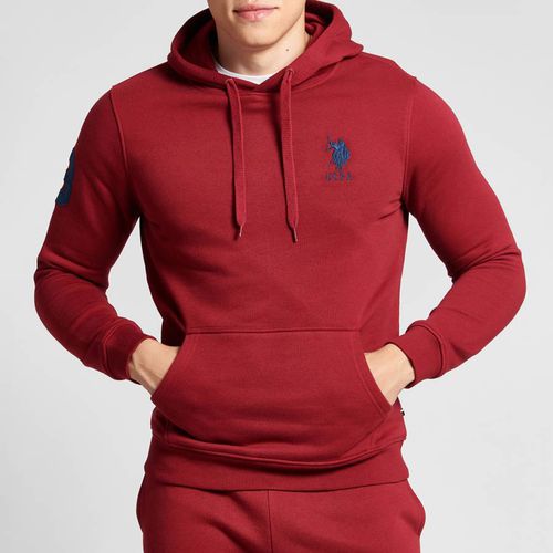 Patch Design Cotton Blend Hoodie - U.S. Polo Assn. - Modalova