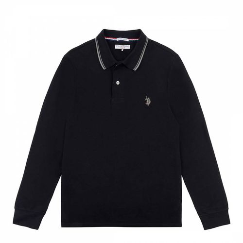 Tipped Pique Cotton Polo Shirt - U.S. Polo Assn. - Modalova