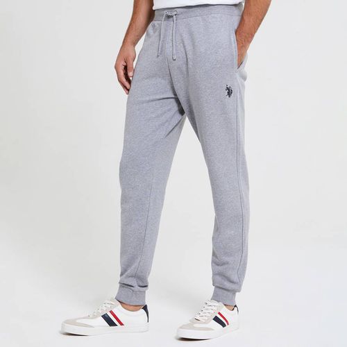 Pale Grey Core Cotton Blend Joggers - U.S. Polo Assn. - Modalova