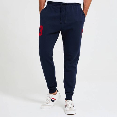 Cuffed Hem Cotton Blend Joggers - U.S. Polo Assn. - Modalova