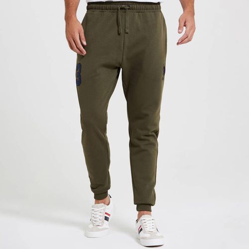 Khaki Cuffed Hem Cotton Blend Joggers - U.S. Polo Assn. - Modalova