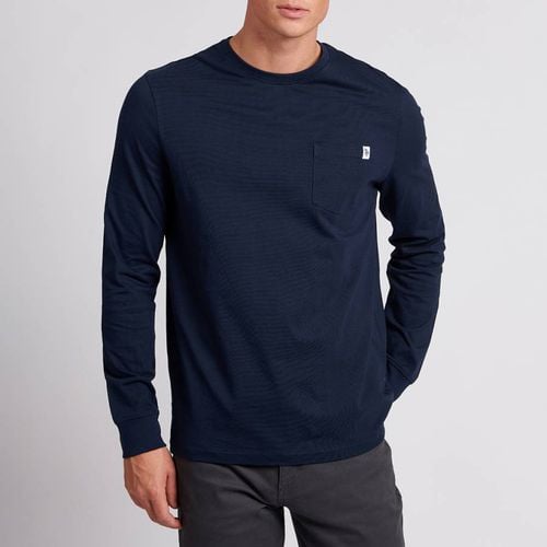 Navy Textured Cotton Top - U.S. Polo Assn. - Modalova