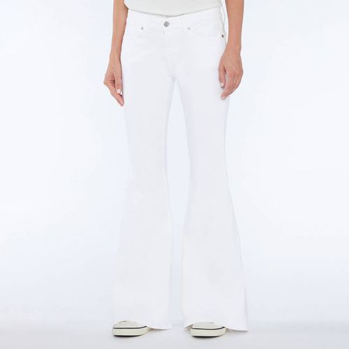 White Flare Stretch Jeans - 7 For All Mankind - Modalova