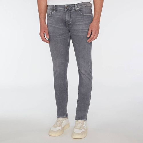 Grey Paxtyn Tapered Stretch Jeans - 7 For All Mankind - Modalova
