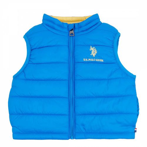 Boy's Lightweight Quilted Gilet - U.S. Polo Assn. - Modalova