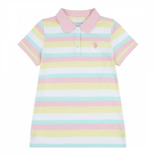 Teen Girl's Striped Cotton Polo Dress - U.S. Polo Assn. - Modalova