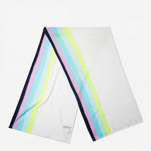 Rainbow Stripe Evie Scarf Organic - Laycuna London - Modalova