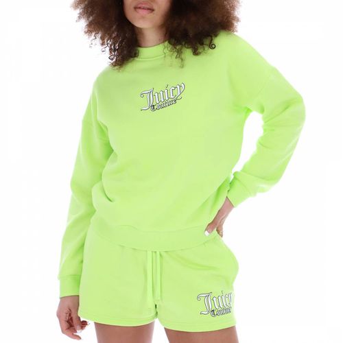 Brushed Back Fleece Crew Sweatshirt - Juicy Couture - Modalova
