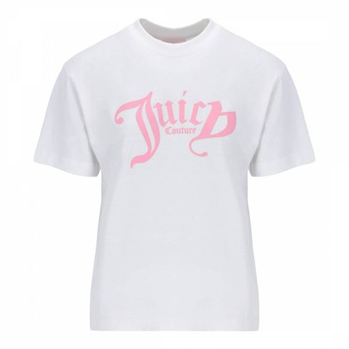 White Amanza Cotton Unisex T-Shirt - Juicy Couture - Modalova