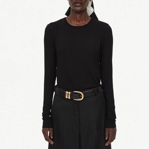 Black Nimas Ribbed Top - By Malene Birger - Modalova