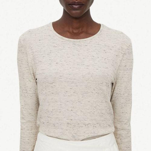 Grey Nimas Ribbed Top - By Malene Birger - Modalova