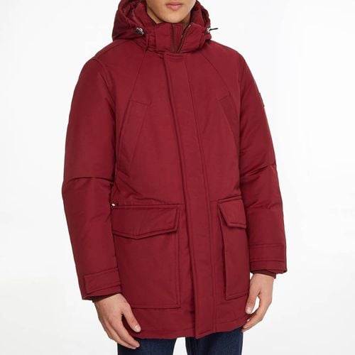 Deep Red Rockie Mid Length Coat - Tommy Hilfiger - Modalova