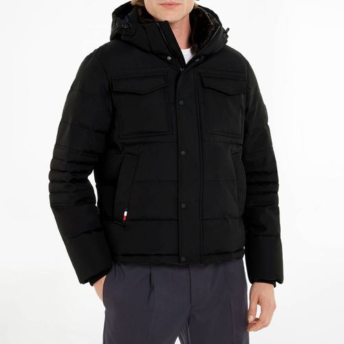 Black Utility Bomber Coat - Tommy Hilfiger - Modalova