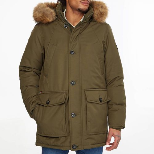 Khaki Rockie Parka Coat - Tommy Hilfiger - Modalova