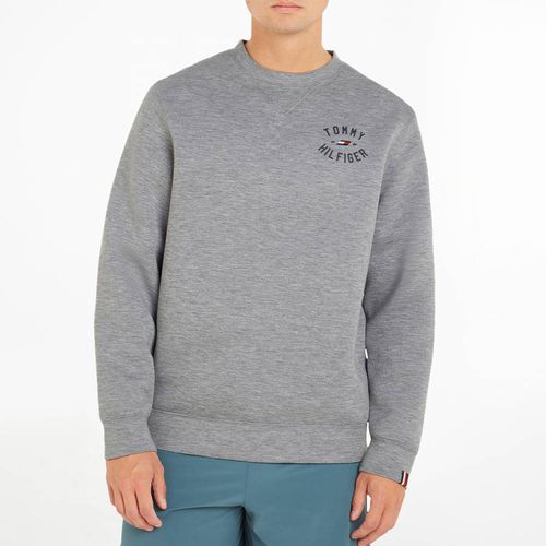 Grey Varsity Graphic Crew Sweatshirt - Tommy Hilfiger - Modalova