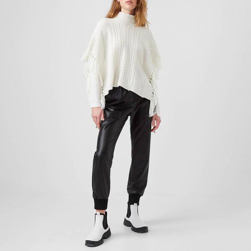 Cream Lacey Fringe Jumper - French Connection - Modalova