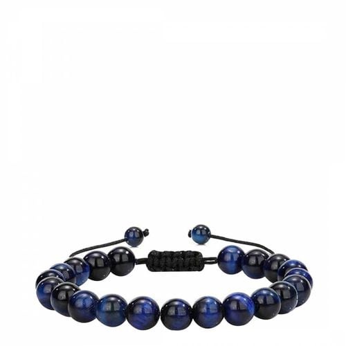 Blue Gemstone Bead Adjustable Bracelet - Stephen Oliver - Modalova