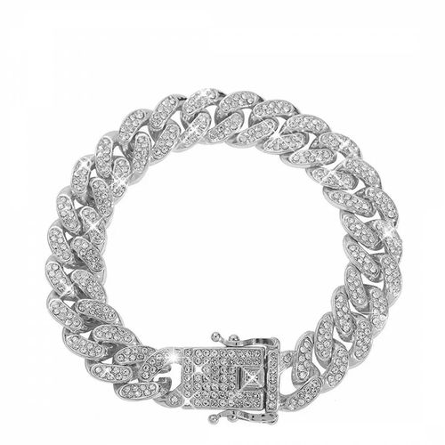 Silver Cz Cahin Link Bracelet - Stephen Oliver - Modalova