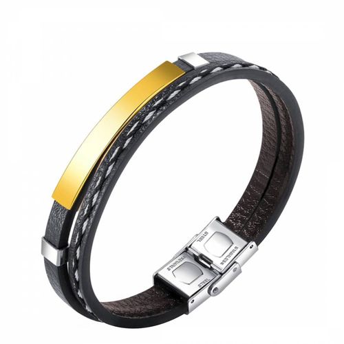 K & Silver Two Tone Id Bracelet - Stephen Oliver - Modalova