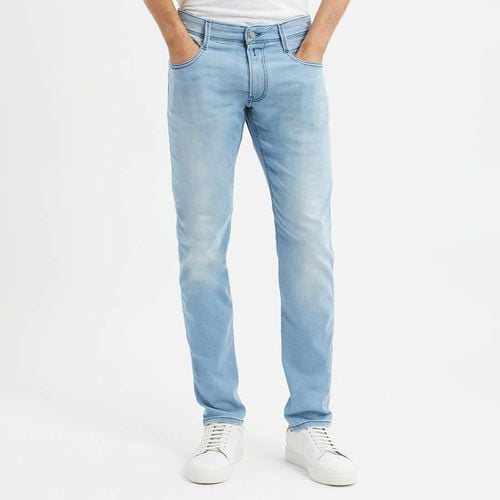 Blue Wash Anbass Slim Stretch Jeans - Replay - Modalova