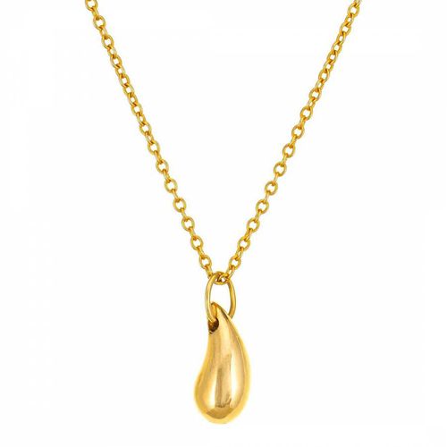 K Gold Tear Drop Necklace - Chloe Collection by Liv Oliver - Modalova