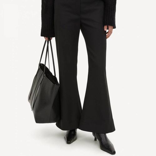 Black Carass Flare Trousers - By Malene Birger - Modalova