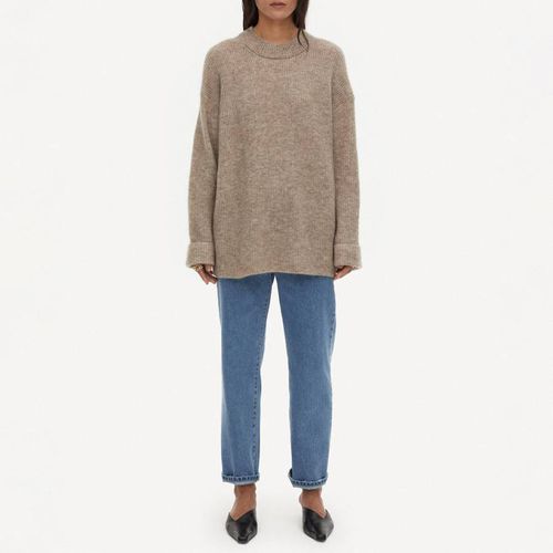 Oatmeal Cirla Wool Blend Jumper - By Malene Birger - Modalova