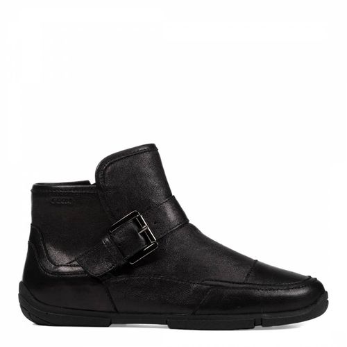 Black Leather Aglaia Ankle Boot - Geox - Modalova