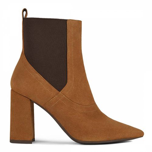 Tan/Black Suede Bigliana Ankle Boot - Geox - Modalova