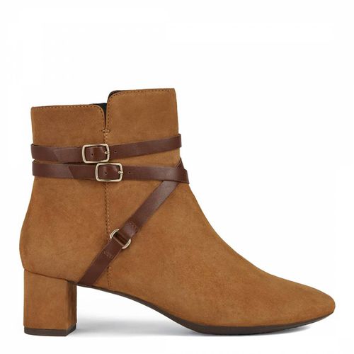 Brown Suede Pheby 50 Ankle Boot - Geox - Modalova