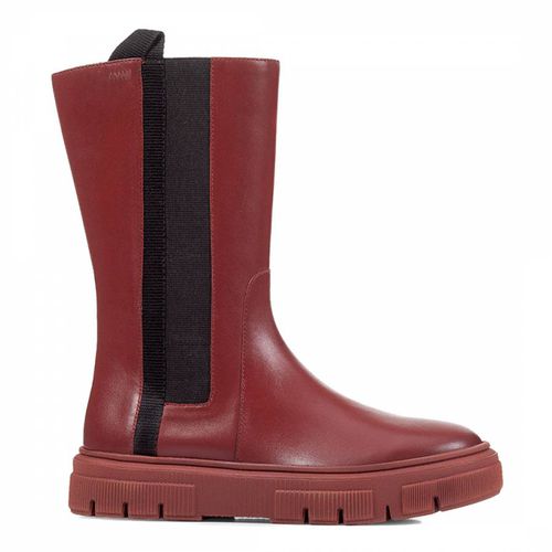 Burgundy Isotte Ankle Boot - Geox - Modalova