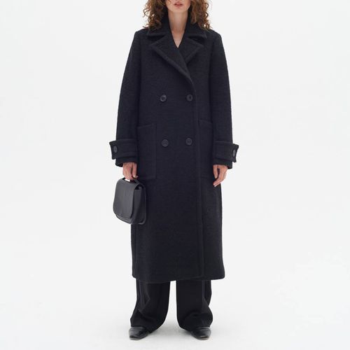 Black Percy Wool Blend Coat - Inwear - Modalova