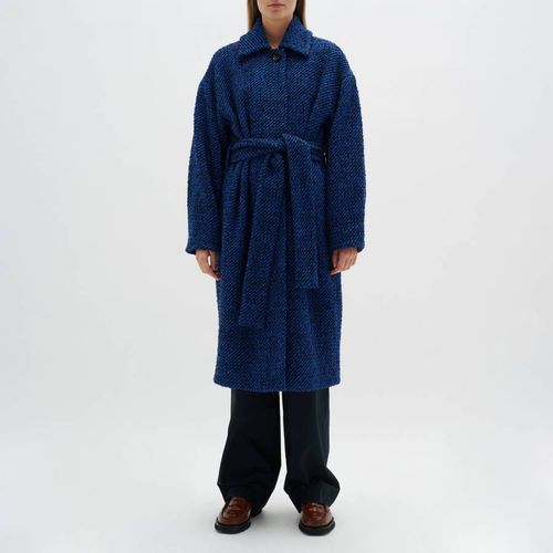 Blue Pheba Wool Blend Coat - Inwear - Modalova