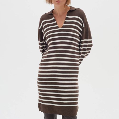 Brown Ropa Cotton Stripe Dress - Inwear - Modalova