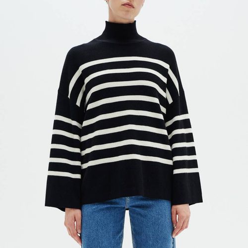 White Gittel Stripe Cotton Blend Jumper - Inwear - Modalova