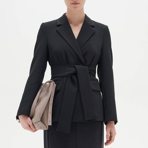 Black Weslia Tie Blazer - Inwear - Modalova