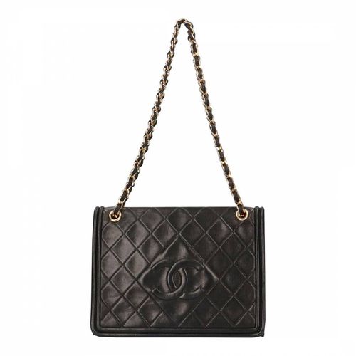 Black Chanel Matelasse Shoulder Bag - Vintage Chanel - Modalova