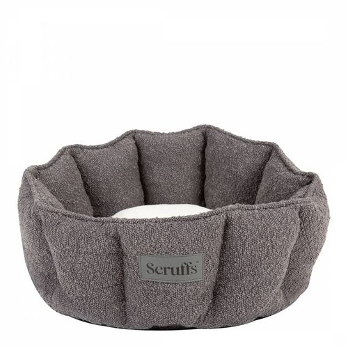 Boucle Cat Bed Slate Grey - Scruffs - Modalova