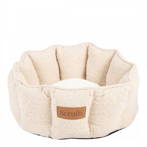 Boucle Cat Bed Ivory - Scruffs - Modalova