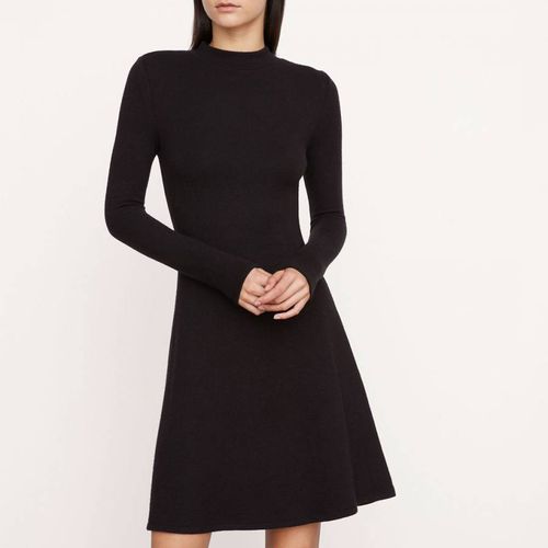 Black High Neck Mini Dress - Vince - Modalova