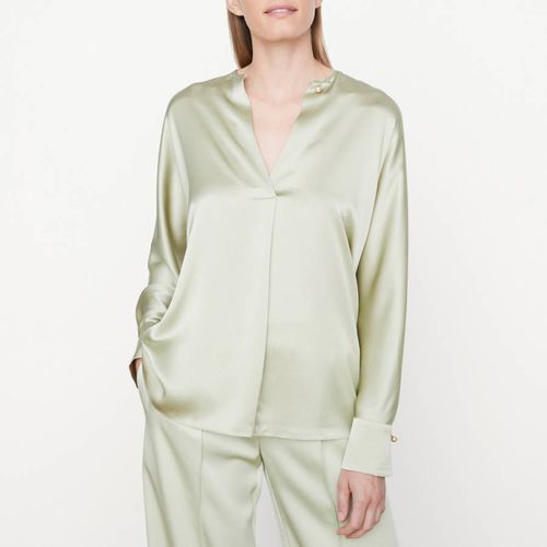 Mint Green Dolman Silk Blouse - Vince - Modalova