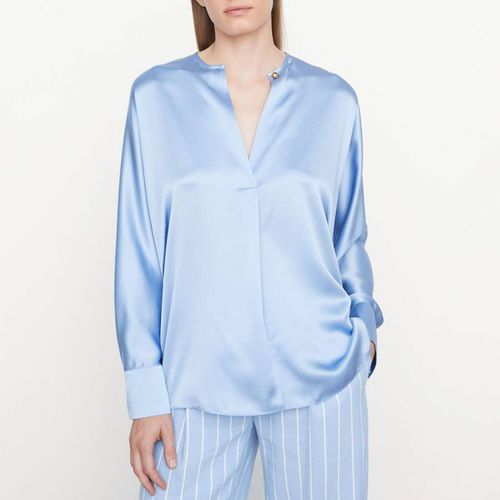 Blue Dolman Silk Blouse - Vince - Modalova