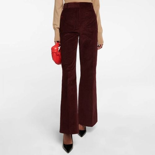 Chocolate Alina Cord Trouser - Victoria Beckham - Modalova