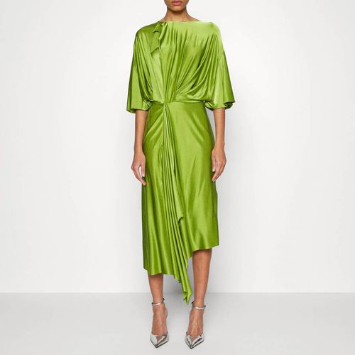 Green Cape Sleeve Cut Out Dress - Victoria Beckham - Modalova