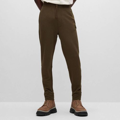 Khaki Sestart Drawstring Joggers - BOSS - Modalova