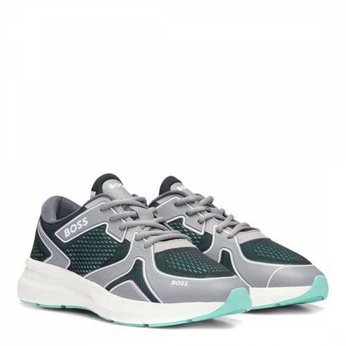 Grey Owen Runn Trainers - BOSS - Modalova