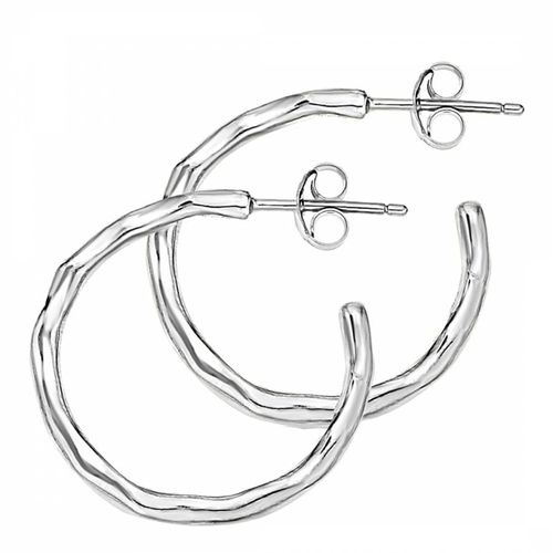 Silver Medium Waterfall Hoops - Dower & Hall - Modalova