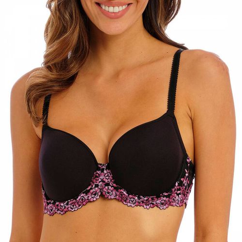 Black Embrace Lace Contour Bra - Wacoal - Modalova