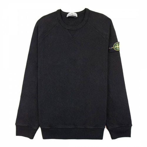 Garment Dyed Fleece Sweatshirt - Stone Island - Modalova